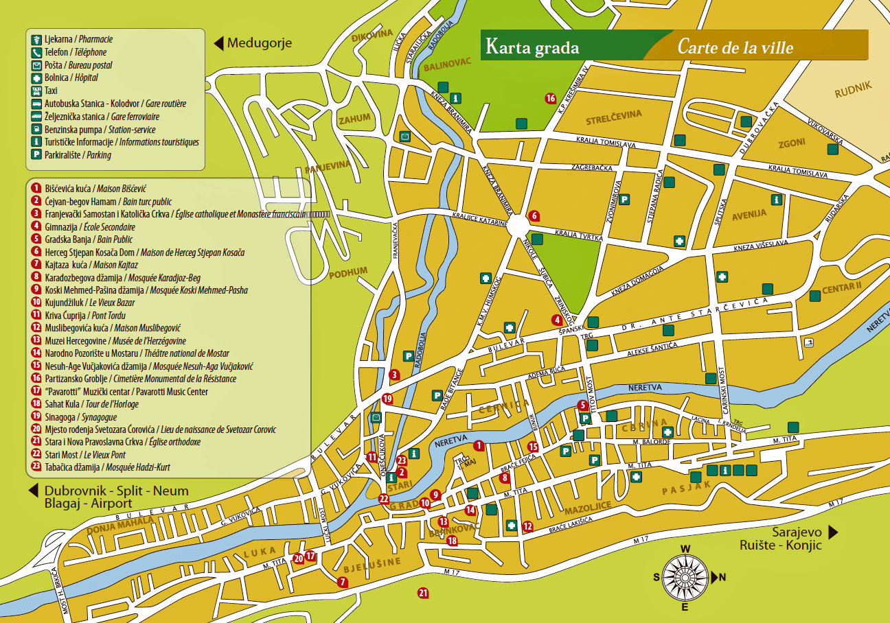 P Bank Locations in Mostar